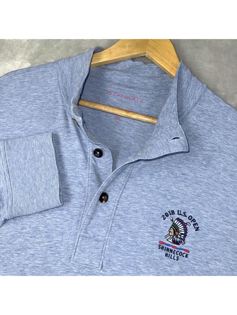 B Draddy 2018 US Open Shinnecock Hills Golf Pullover Sweatshirt XL country club